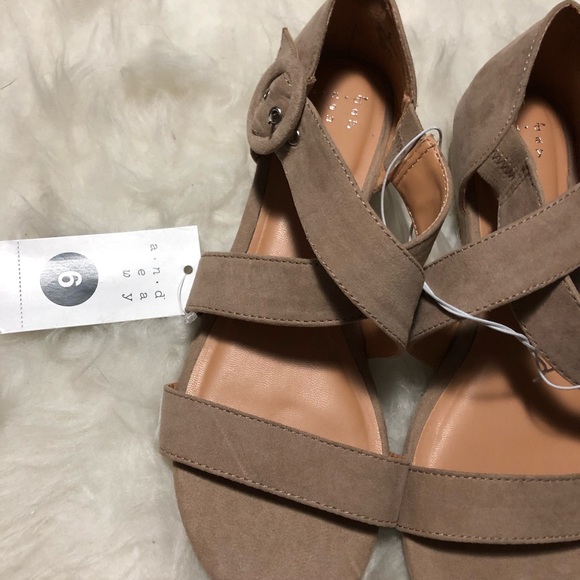 A New Day Tan Suede Strappy Sandal - Picture 4 of 5